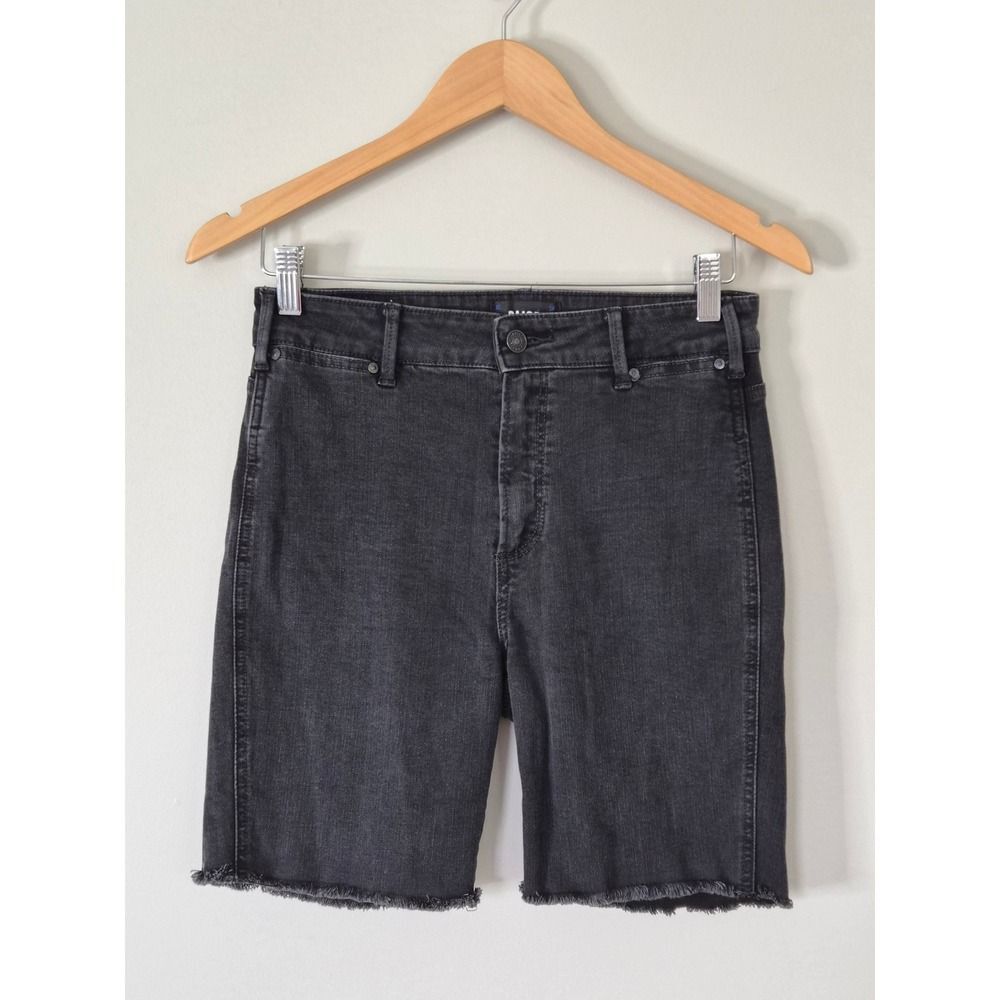 PAIGE Cut Off Denim Shorts Size‎ 28 Waist Black